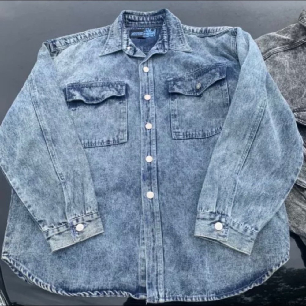 Canyon River Blues Denim Jacket LARGE Mens Vintage